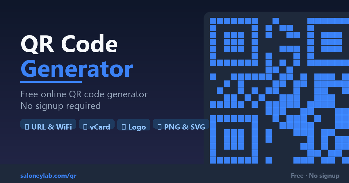 Come Creare un QR Code Gratis Online — URL, WiFi, vCard e Altro