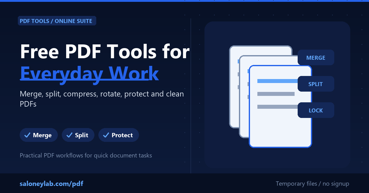 PDF Tools: kostenlose Online-Tools zum Zusammenführen, Teilen, Komprimieren und Schützen von PDFs