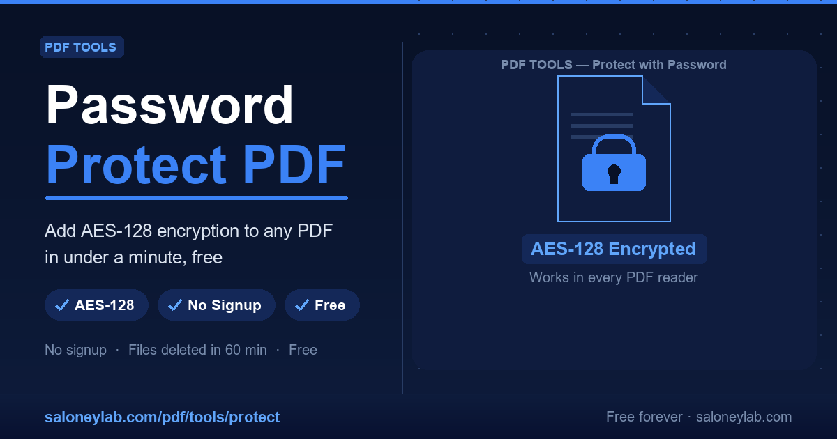 Proteggere un PDF con password online gratis